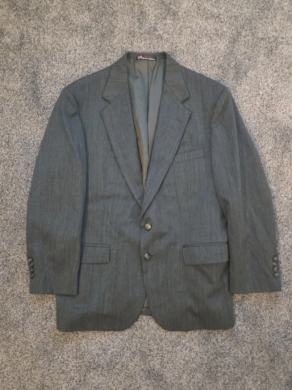 Stafford Men's Gray Sport Coat 42R